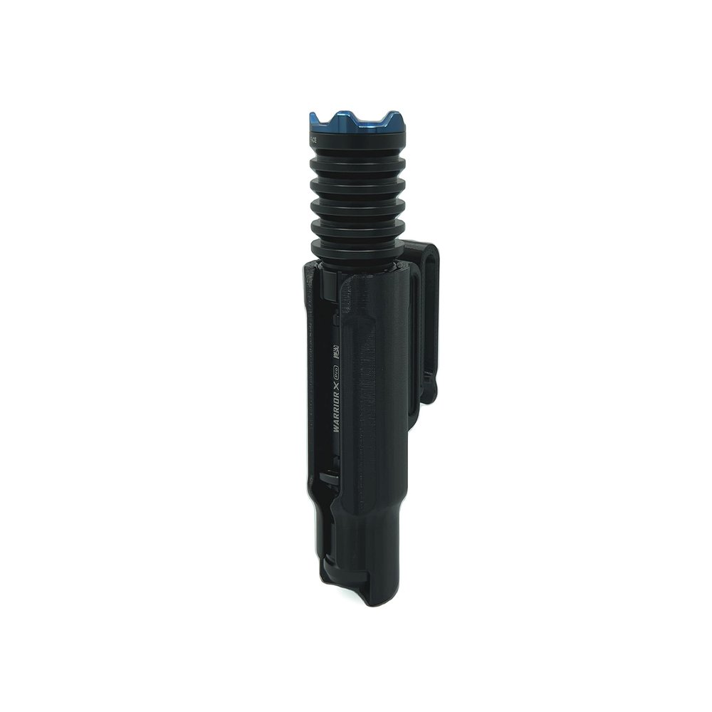 HoldMyGear Belt Clip Flashlight Holder  Compatible with Olight Warrior X Pro Turbo (Precision-Fit Belt Mount Holder, Fits Belts up to 2.25" Wide)
