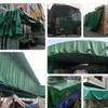 LFFH Waterproof TarpaulinThick Tarpaulin Canopy with Hemming and Rope Inserting Stainless Steel Grommets Tent Boat Pool Trailer and Truck Tarps Cover (Color : Green, Size : 6x6m) view 2