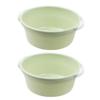 Simple Basin 2pcs Home Bathroom Wash Basin Large Size Easy to Move view 1