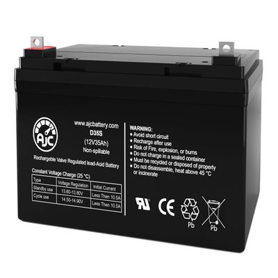 AJC Battery Compatible with Best Power Fortress LI 2.0KVA BAT-0065 12V 35Ah UPS Battery