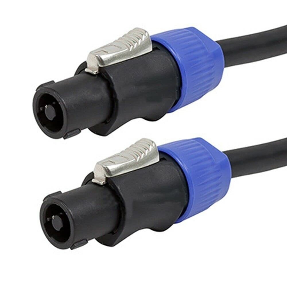 TUDIN 3FT NL4FC 4 Pole Female Speakon Connector 2 Conductor Audio Speaker Cable 12AWG