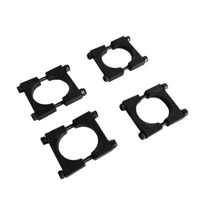 BAIJAC 4PCS 10mm/16mm/20mm/25mm Carbon Tube Clip Mount Frame Arm Holder Pipe Clamp for RC Drone Quadcopter Multi-Axis Fix Wing Aircraft (Color : Nylon Fiber 10mm)