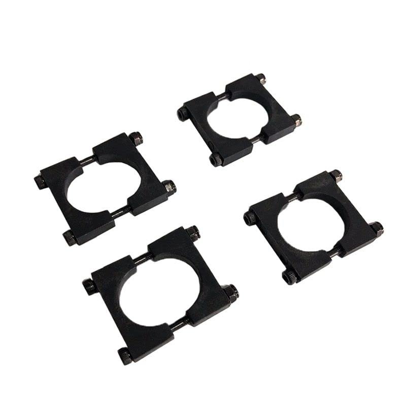 BAIJAC 4PCS 10mm/16mm/20mm/25mm Carbon Tube Clip Mount Frame Arm Holder Pipe Clamp for RC Drone Quadcopter Multi-Axis Fix Wing Aircraft (Color : Nylon Fiber 10mm)