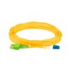 SpeedyFiberTX - 12-Pack 12 Meter Singlemode Duplex SC/A to LC/U Fiber Patch Cable, Corning SMF-28 9/125um Ultra Optical Fiber, OS1/OS2 Compatible, Yellow Riser OFNR Cable Jacket view 3