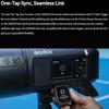 Godox AD600 Pro II All-in-One Outdoor Flash Strobe for Canon Sony Nikon Fujifilm Fuji Olympus Panasonic Pentax Leica Cameras,2.4G TTL 1/8000 HSS,0.01~0.9s Recycle Time,40W Bi-Color LED Modeling Light view 4