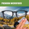 SPUDZ Ultra Microfiber Lens Cleaner with Closeable Bottom Clip-On Pouch, Washable for Binoculars, Scopes, Glasses, Screens | Ultra Eagle, 6 x 6 Inch view 2