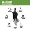 SPUDZ Ultra Microfiber Lens Cleaner with Closeable Bottom Clip-On Pouch, Washable for Binoculars, Scopes, Glasses, Screens | Ultra Eagle, 6 x 6 Inch view 3