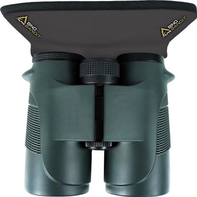 Slicker Bino Bandit - Blocks Glare, Improves Visual Acuity and Reduces Eye Fatigue. FITS All Binoculars, Charcoal