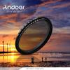 Andoer 58 mm ND Fader Neutral Density Adjustable ND2 to ND400 Variable Filter for Canon Nikon DSLR Camera view 2