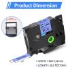 USUPERINK 1PK Compatible for Brother P-Touch Label Maker Tape TZe-551 TZ-551 TZe551 TZ551 Black on Blue 24mm 0.94 inch 1'' x 26.2ft Laminated TZe TZ Label Tape for PT-330 PT-350 PT-520 PT-530 PT-540 view 2