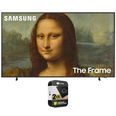 Samsung QN65LS03BAFXZA 65 inch The Frame QLED 4K UHD Quantum HDR Smart TV (Renewed) Bundle with 2 YR CPS Enhanced Protection Pack
