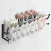 CTVR Stainless Steel Slippers Rack, Bathroom Door Slippers Organizer Stand, Wall Mounted Towel Hanger, for Kitchen, Entryway, Double-Decker (Size : 60 * 19 * 13.5cm) view 1