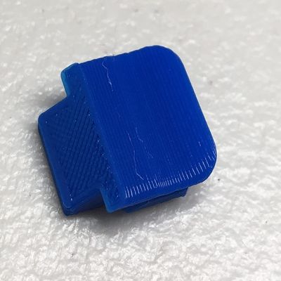 3D Printed Front Release Latch for IC-703/706 Series MKIIG MKII (Blue)