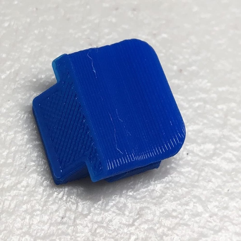 3D Printed Front Release Latch for IC-703/706 Series MKIIG MKII (Blue)