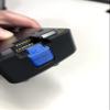 3D Printed Front Release Latch for IC-703/706 Series MKIIG MKII (Blue) view 2