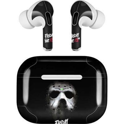 Skinit Decal Audio Skin Compatible with Apple AirPods Pro - Officially Licensed Warner Bros Friday The 13th Jason Voorhees Design