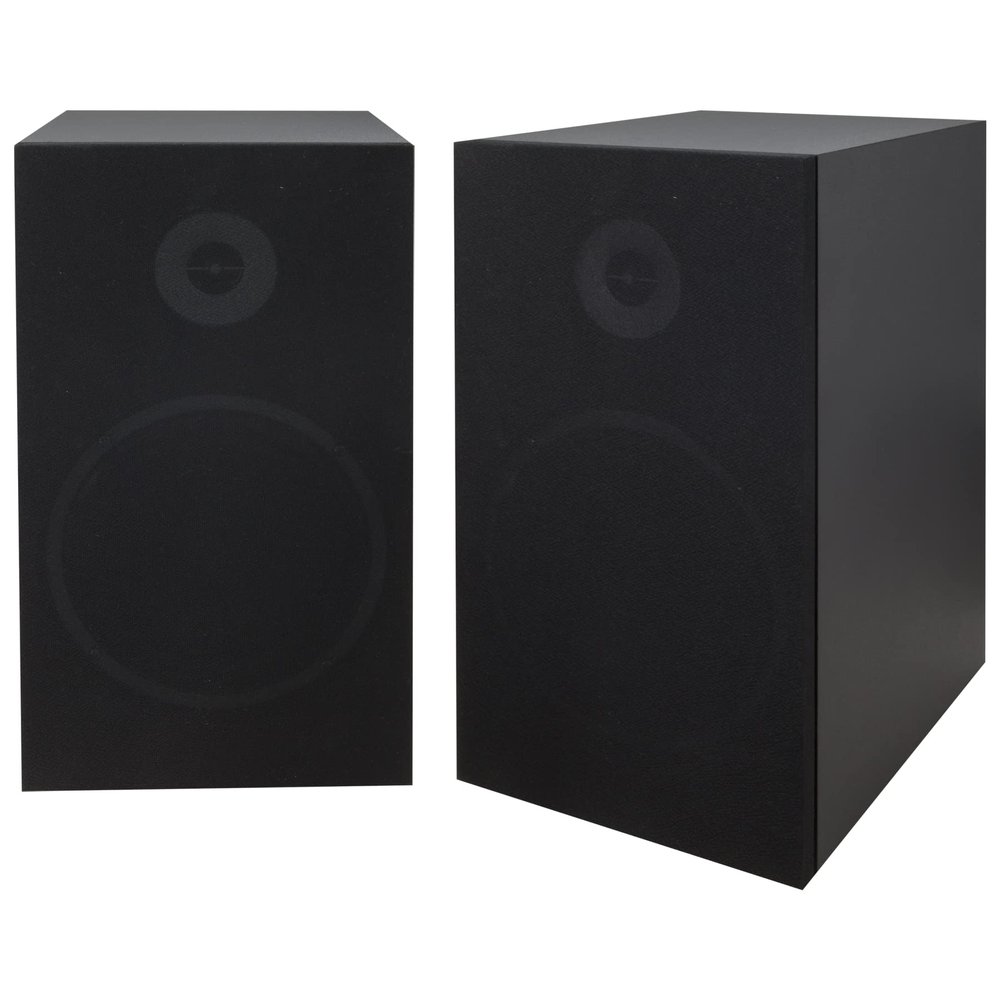 iLive Electronics Dual Bluetooth Bookshelf Speakers, Black (ISB1400B-AMZ)
