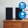 iLive Electronics Dual Bluetooth Bookshelf Speakers, Black (ISB1400B-AMZ) view 3