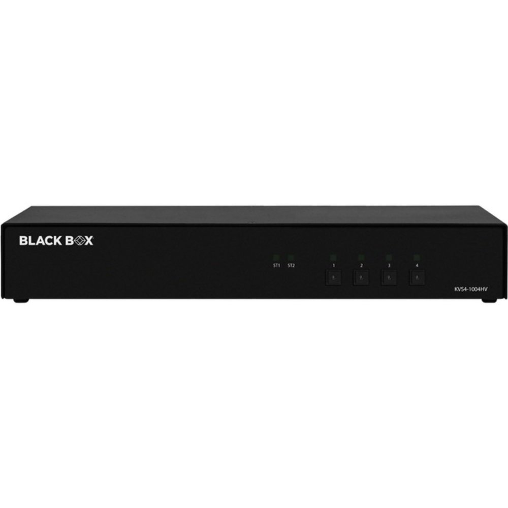 Black Box Network Services KVS4-1004HV Secure Kvm Switch - 4-port Single-monitor Flexport Hdmi/displayport Taa If Ou