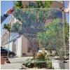 Xrdbfd Waterproof PVC Tarpaulin, Outdoor Transparent Weatherproof Tarpaulin, Protective Tarp for Garden Furniture/Plants/Patio, with Eyelets,clear-2x6m/6.6 * 19.7ft view 2