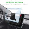 Bioton Nano-Texture Glass Screen Protector designed for Tesla Model 3 (2023-2017) / Tesla Model Y (2024-2020), Center Control Touchscreen, Automatic Alignment, Anti Glare, 9H Hardness view 3