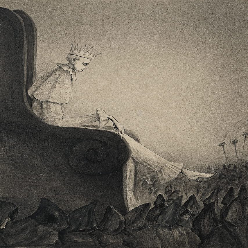 Alfred Kubin : The Last King : 1900 : Archival Quality Art Print