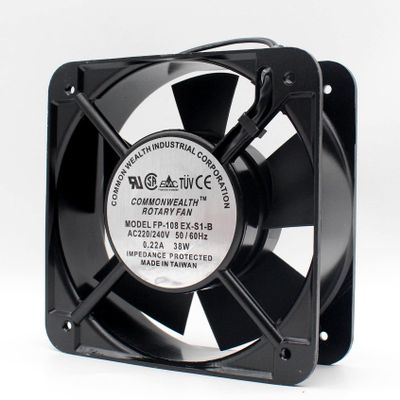 1PCS FP-108EX-S1-B AC220-240V 0.22A 38W 15CM AC AXIAL Fan