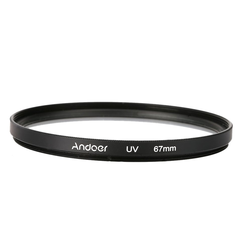 Andoer 67mm UV+CPL+Close-Up+4 +Star 8-Point Filter Circular Filter Kit Circular Polarizer Filter Macro Close-Up Star 8-Point Filter with Bag for Nikon Canon Pentax Sony DSLR Camera