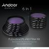 Andoer 67 mm UV+CPL+FLD+ND (ND2 ND4 ND8) Photography Filter Kit Set Ultraviolet Circular Polarising Fluorescent Neutral Density Filter for DSLRs view 3