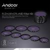 Andoer Andoer 49mm UV+CPL+FLD+ND(ND2 ND4 ND8) Photography Filter Kit Set Ultraviolet Circular-Polarizing Fluorescent Neutral Density Filter for Nikon Canon Sony Pentax DSLRs view 3
