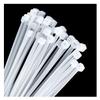 Cable ties 14 inch white zip ties for outdoor use 100 pcs strong long nylon ties clear Large industrial plastic tie wraps view 1