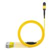 AMPCOM MPO to FC Breakout Cable 9/125m Singlemode OS1/OS2(8 Fiber, MPO to FC, Type B, LSZH/Riser, UPC, Yellow) 25m (82ft) view 1