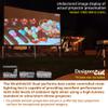 Elite Screens Designer Cut 135" Diag. 16:9, 4K/8K Ultra HD Front/Rear DIY Raw Projector Screen Material, WraithVeil Dual Projection Screen, RM-135H-DUAL view 4