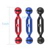 FEICHAO Light Arm 1 inch Double Ball Head 5"/7"/9"/11" Ultra Light Bracket Compatible with GoPro Sports Camera Accessories (5 inch,Blue) view 2