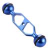 FEICHAO Light Arm 1 inch Double Ball Head 5"/7"/9"/11" Ultra Light Bracket Compatible with GoPro Sports Camera Accessories (5 inch,Blue) view 3