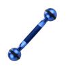 FEICHAO Light Arm 1 inch Double Ball Head 5"/7"/9"/11" Ultra Light Bracket Compatible with GoPro Sports Camera Accessories (5 inch,Blue) view 4