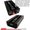UIBAO Power Inverter Pure Sine Wave 10000w DC 24V/48V to AC 220V Car Transformer Converter with LCD Display and AC Outlets for RV Camping Outdoor,10000W-24V view 4