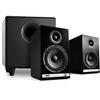 Audioengine HD6 Premium Powered Bookshelf Speakers | 150W Audiophile-Grade Bluetooth 5.0 Speakers with aptX HD | 24-Bit DAC | Real Wood Veneer view 1