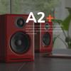 Audioengine A2 Plus Red Wireless Computer Speakers with Subwoofer S8 White view 4
