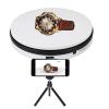 rUrEu Energy Saving Display Stand Electric Motorized Rotating Turntable Automatic Revolving Platform for Photography Video Shooting Props Jewelry/White/35Cm/14Inchs view 1