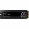 SAMSUNG 990 PRO w/ Heatsink SSD 2TB, PCIe Gen4 M.2 2280 Internal Solid State Hard Drive, Seq. Read Speeds Up To 7,450MB/s for High End Computing, Workstations, Compatible w/ PlayStation 5, MZ-V9P2T0CW view 4
