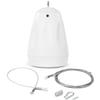 Pure Resonance Audio PD4W 4" Pendant Speaker Package with Installation Wire - (6 Speakers, White) view 2