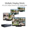 4 Channels Video Quad Video Image Multiplexer Processor for CCTV Surveillance Cameras, with Functions of Digital Zoom, Video Freezing, Video Loss Alarm, Motion Detection, Support Audio in/Out view 2