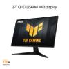 ASUS TUF Gaming 27 1440P Monitor (VG27AQA1A) - QHD (2560 x 1440), 170Hz (Supports 144Hz), 1ms, Extreme Low Motion Blur, Freesync Premium, Eye Care, HDMI, DisplayPort, Shadow Boost, Speakers, HDR view 2