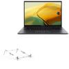 BoxWave Stand and Mount Compatible with ASUS ZenBook 14 (UM3402) - Pocket Aluminum Stand 3-in-1, Portable Multi Angle Viewing Riser - Metallic Silver view 1