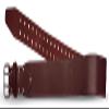 Zeluga 20-209 2.5in. Heavy Duty Ranger Style Leather Work Belt, Brown view 2