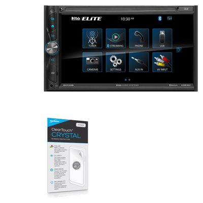 BoxWave Screen Protector Compatible with BOSS Audio BV745B - ClearTouch Crystal (2-Pack), HD Film Skin - Shields from Scratches