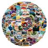 100 Pieces National Park Waterproof Vinyl Travel Sticker Decals, Outdoor Adventure Hiking Nature Camping Wilderness Stickers for Water Bottle Laptop Car Bumper Luggage Phone Case Bike (Park Theme) view 2