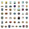 100 Pieces National Park Waterproof Vinyl Travel Sticker Decals, Outdoor Adventure Hiking Nature Camping Wilderness Stickers for Water Bottle Laptop Car Bumper Luggage Phone Case Bike (Park Theme) view 4