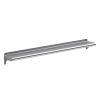 AmGood 6 in. x 48 in. Stainless Steel Wall Mount Shelf - NSF Certified, Commercial Grade, 18-Gauge - Holds up to 130 lbs, with Backsplash & Bullnose Edge for Restaurant, Kitchen, Garage & Utility Room view 1